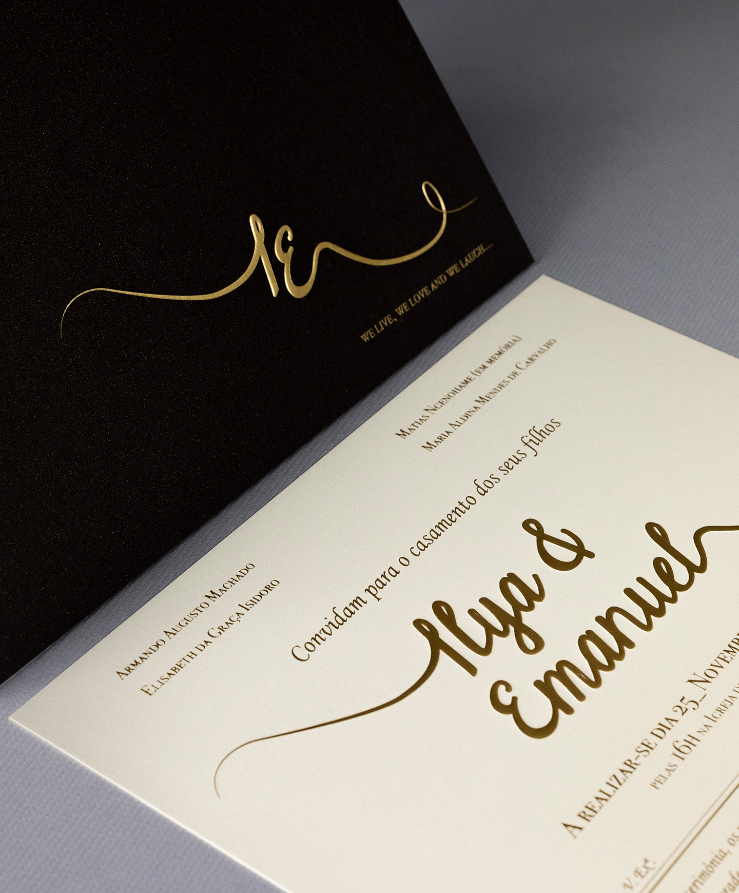 Convites Casamento Ilya & Emanuel